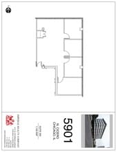 5901 N Cicero Ave, Chicago, IL à louer Plan de site– Image 1 sur 2