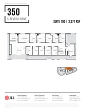 350 S Beverly Dr, Beverly Hills, CA à louer Plan de site– Image 1 sur 1