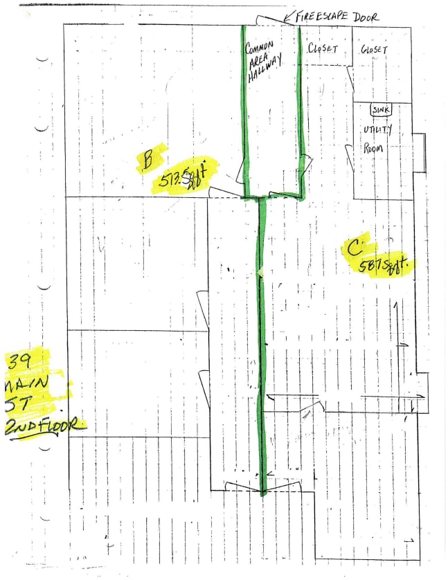 97-147 Main St, Stony Brook, NY à louer Plan d’étage– Image 1 sur 4