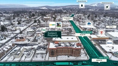 163 South St, Pittsfield, MA - Vue aérienne  vue de carte - Image1