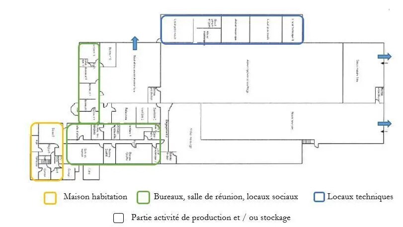 Industriel/Logistique dans Bourg-en-Bresse à vendre - Plan d’étage – Image 2 sur 5