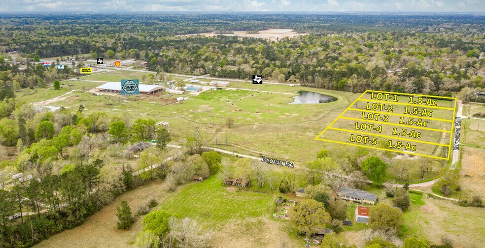 7.5+/-Ac Brown Rd Lots For Sale portefeuille de 5 biens à vendre sur LoopNet.fr - Photo de l’immeuble – Image 3 sur 4