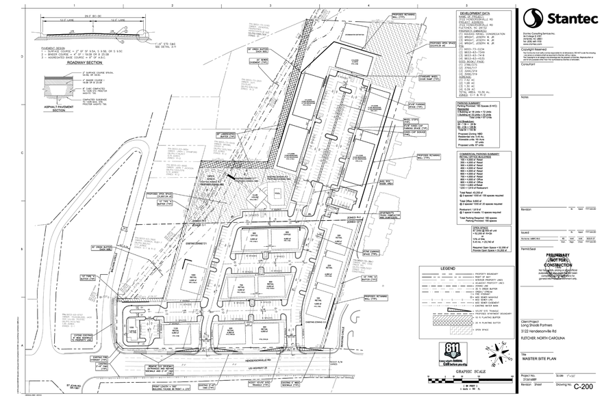 3042 Hendersonville Rd, Fletcher, NC à louer - Plan de site – Image 2 sur 5