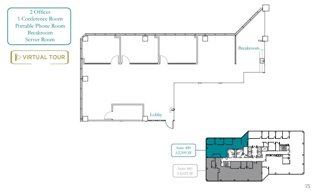 1 Almaden Blvd, San Jose, CA à louer Plan d’étage– Image 1 sur 1