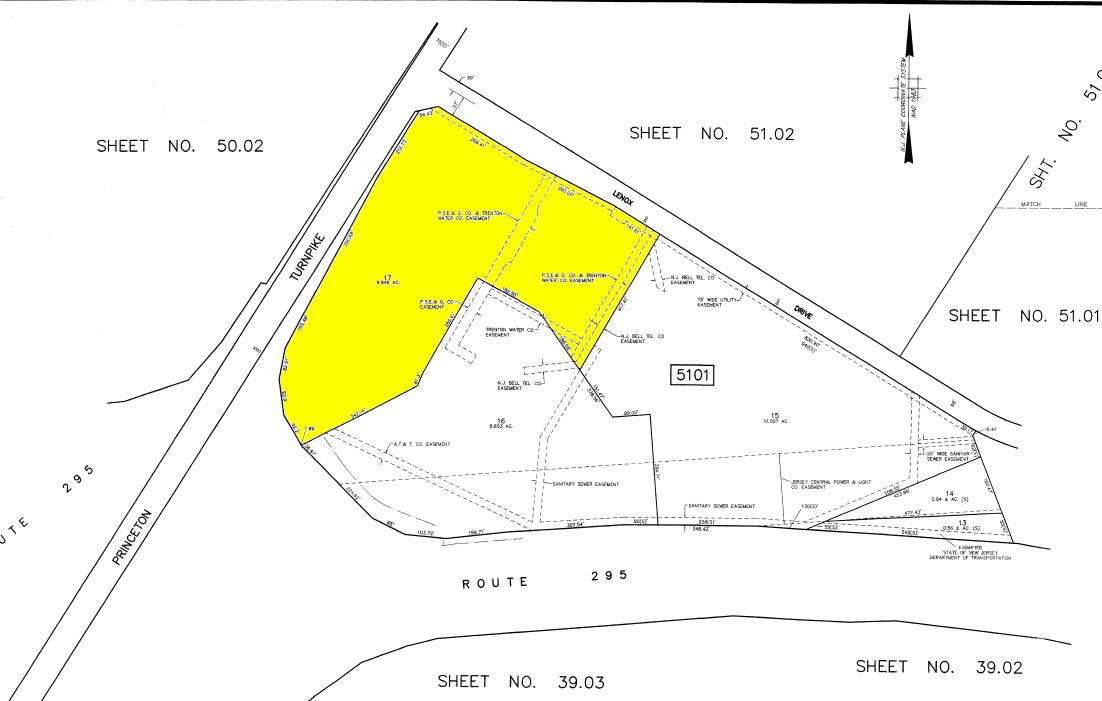 993 Lenox Dr, Lawrenceville, NJ à louer Plan cadastral– Image 1 sur 2