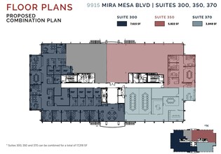 9915 Mira Mesa Blvd, San Diego, CA à louer Plan d’étage– Image 2 sur 2