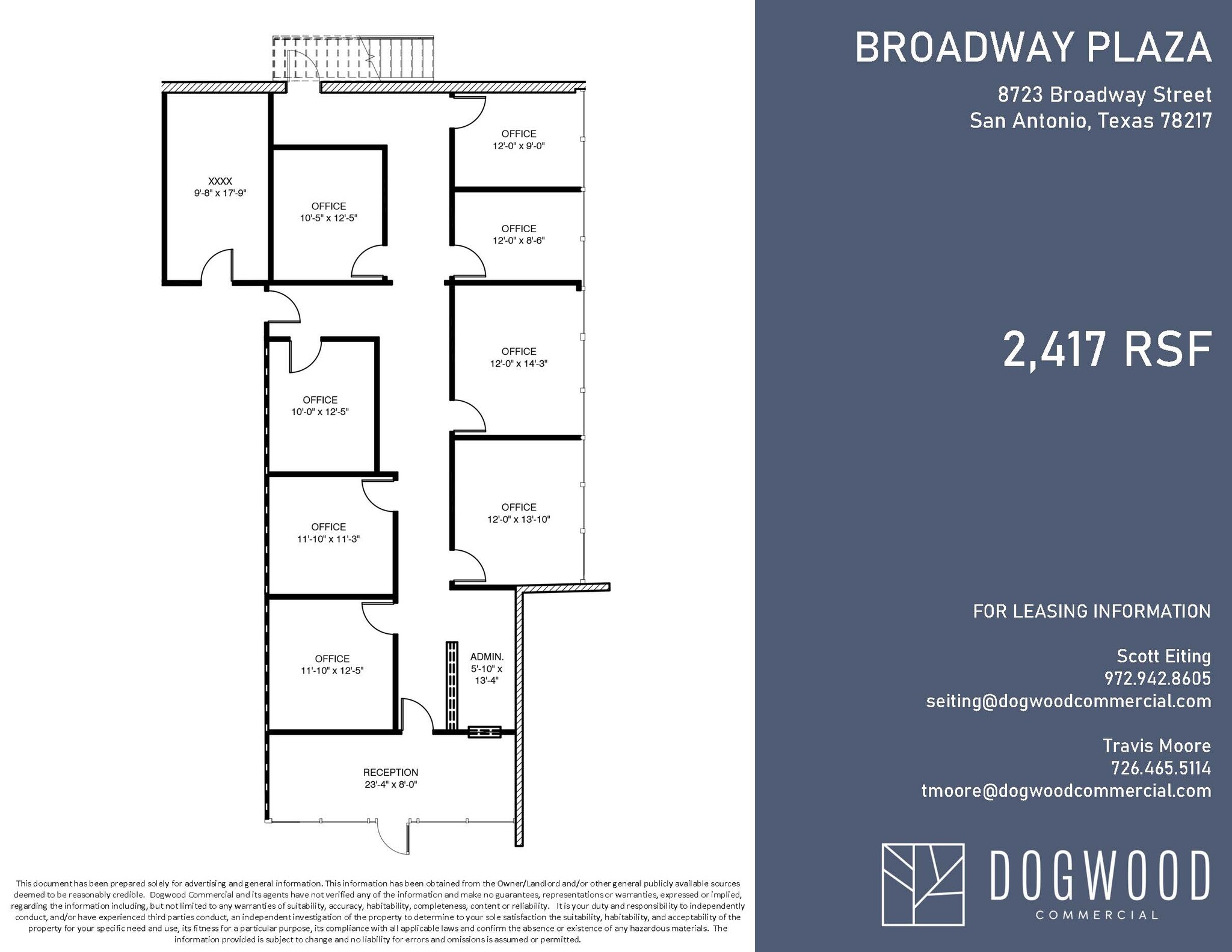 8800-8856 Broadway St, San Antonio, TX à louer Plan d’étage– Image 1 sur 1