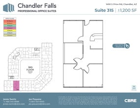1490 S Price Rd, Chandler, AZ à louer Plan d’étage– Image 1 sur 1