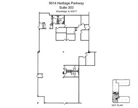 9014 Heritage Pky, Woodridge, IL à vendre Plan d’étage– Image 1 sur 1