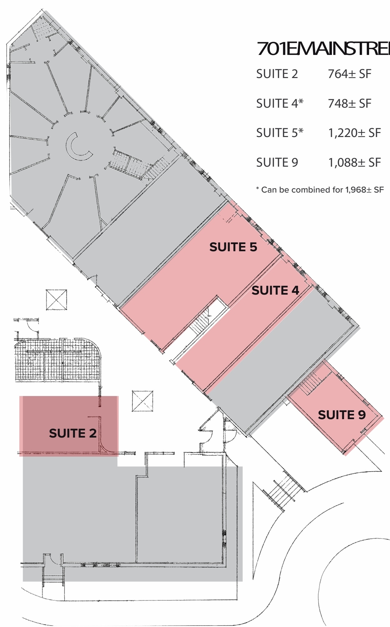 701 E Main St, Moorestown, NJ à louer Plan d’étage– Image 1 sur 5