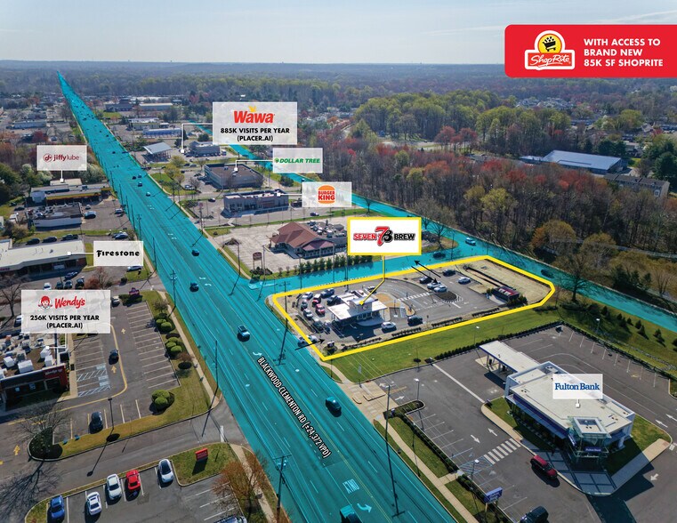 1390 Blackwood Clementon Rd, Clementon, NJ à vendre - Photo de l’immeuble – Image 3 sur 3