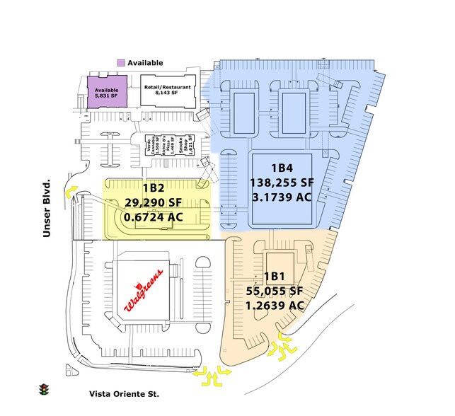 2220 Unser Blvd NW, Albuquerque, NM à louer - Plan de site – Image 2 sur 3
