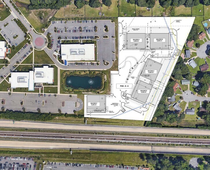 1050 University Blvd, Portsmouth, VA à louer - Plan de site – Image 3 sur 3