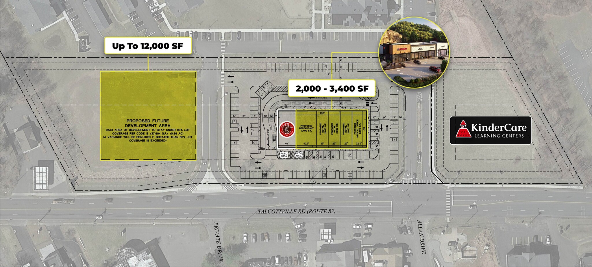 243-253 Talcottville Rd, Vernon, CT à louer Plan de site– Image 1 sur 1