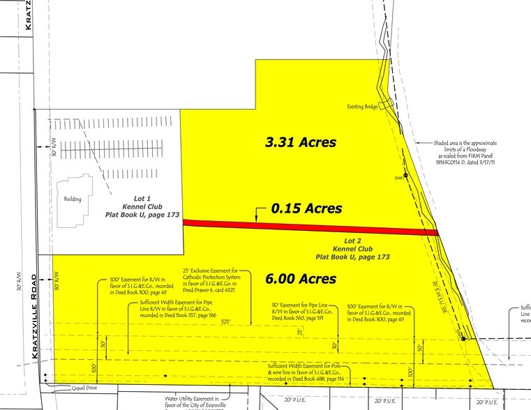 5119 Kratzville Rd, Evansville, IN à vendre - Plan de site – Image 2 sur 2