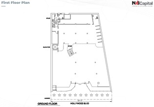 6363 Hollywood Blvd, Los Angeles, CA à louer Plan d’étage– Image 1 sur 1