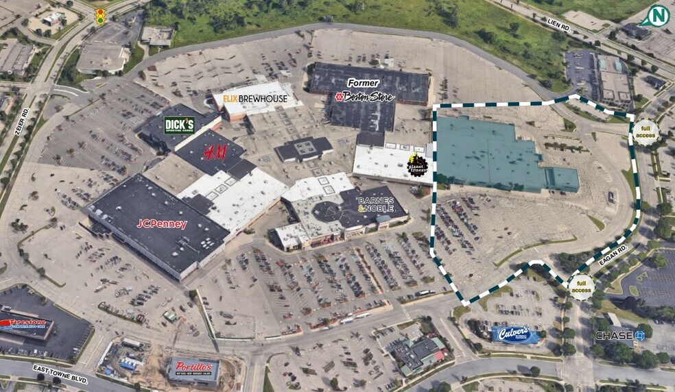 E Washington Ave & Eagan Rd, Madison, WI à vendre - Aérien – Image 2 sur 4