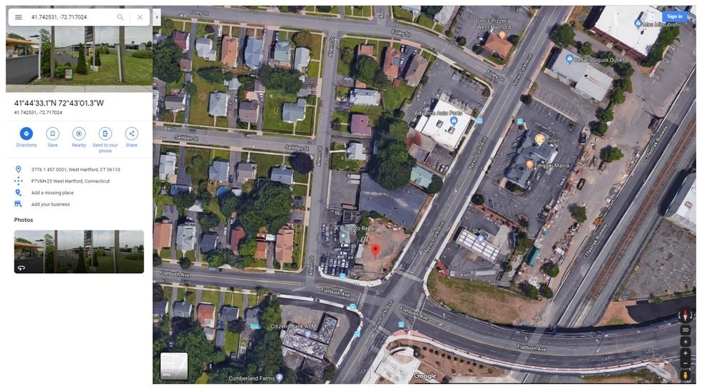 New Park Avenue Flatbush Ave, West Hartford, CT à vendre - Aérien – Image 2 sur 3