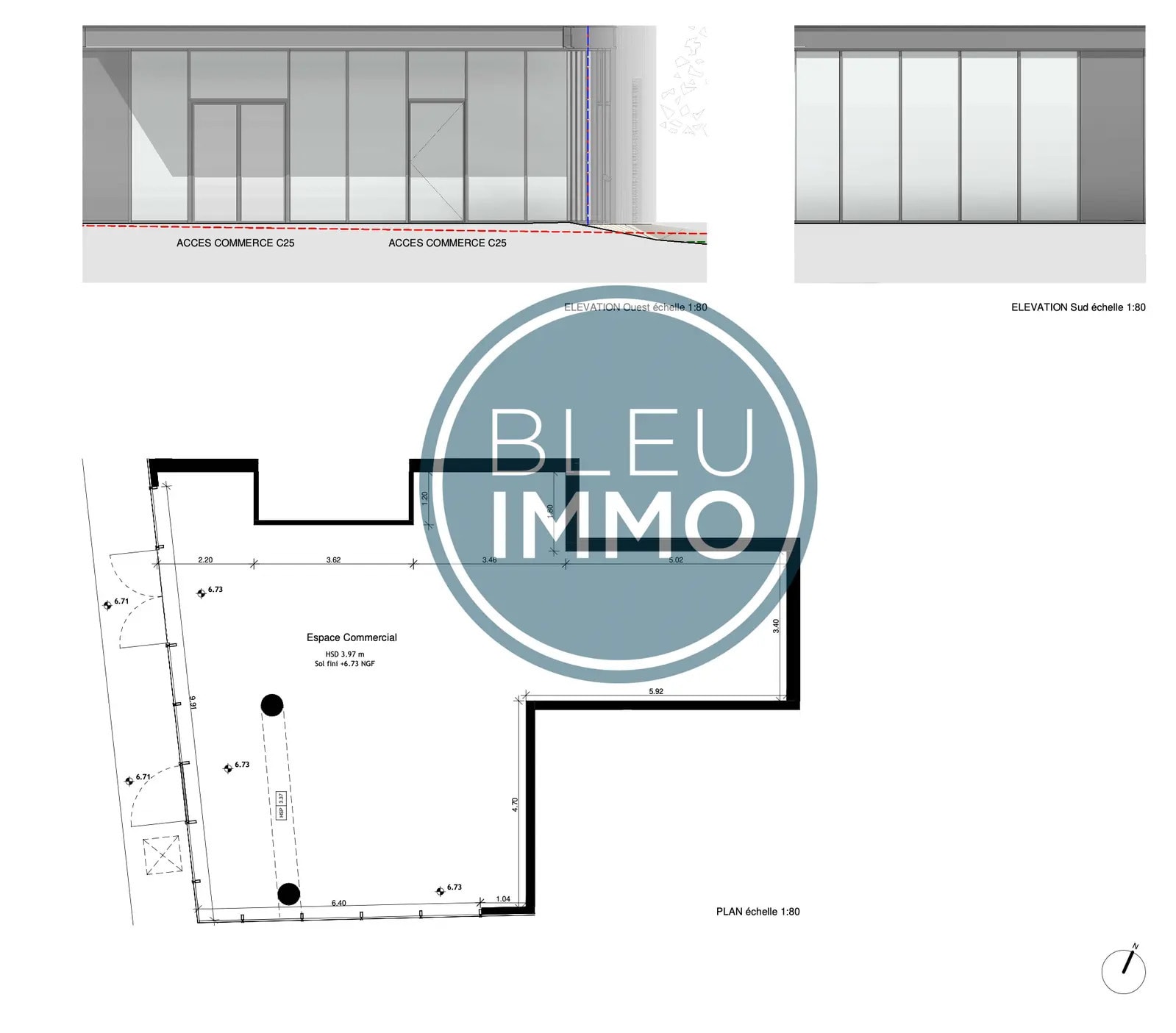 Local commercial dans Cagnes-sur-Mer à louer Photo de l’immeuble– Image 1 sur 5