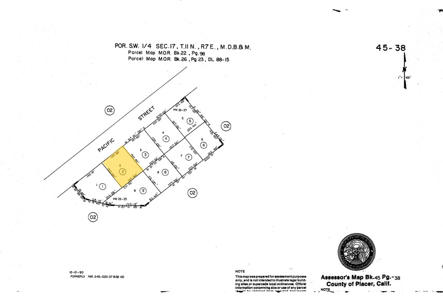 4361 Pacific St, Rocklin, CA à louer - Plan cadastral – Image 2 sur 2
