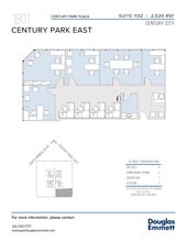 1801 Century Park E, Los Angeles, CA à louer Plan d’étage– Image 1 sur 1