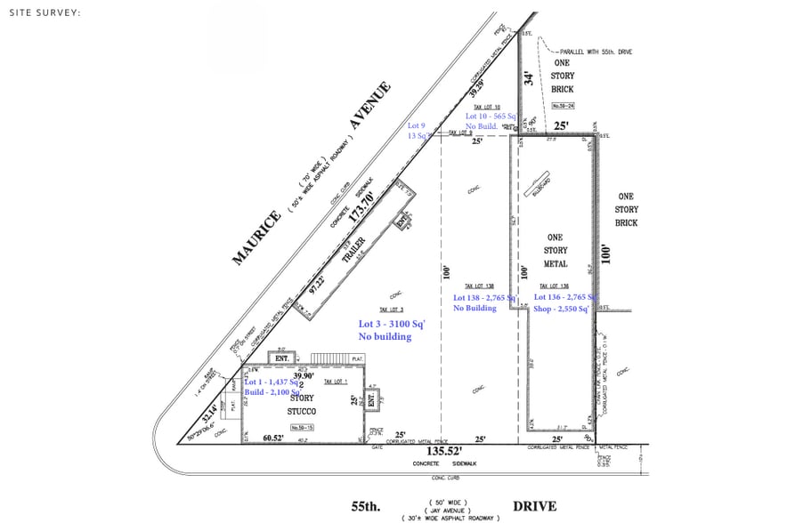 59-15 55th Dr, Maspeth, NY à vendre - Plan de site – Image 3 sur 3