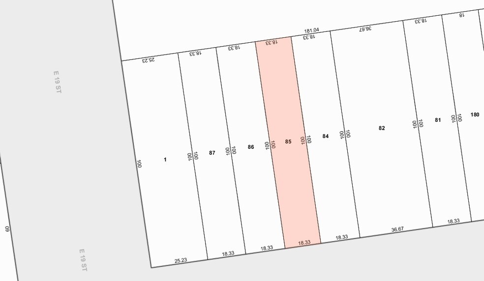 1909 Avenue M, Brooklyn, NY à louer - Plan cadastral – Image 2 sur 3