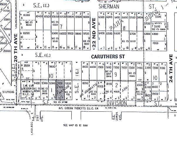 2123 SE Division St, Portland, OR à louer - Plan cadastral – Image 3 sur 5