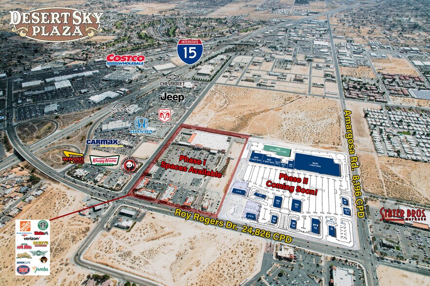15617-15683 Roy Rogers Dr, Victorville, CA à louer - Aérien – Image 2 sur 5