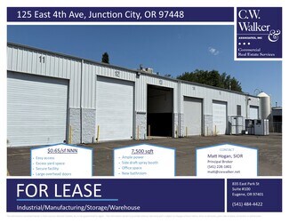 Plus de détails pour 125 E 4th Ave, Junction City, OR - Industriel/Logistique à louer