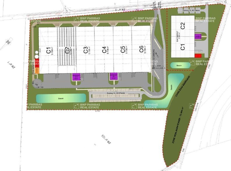 Local d'activités dans Saint-Jean-d'Angély à vendre - Plan de site – Image 3 sur 3