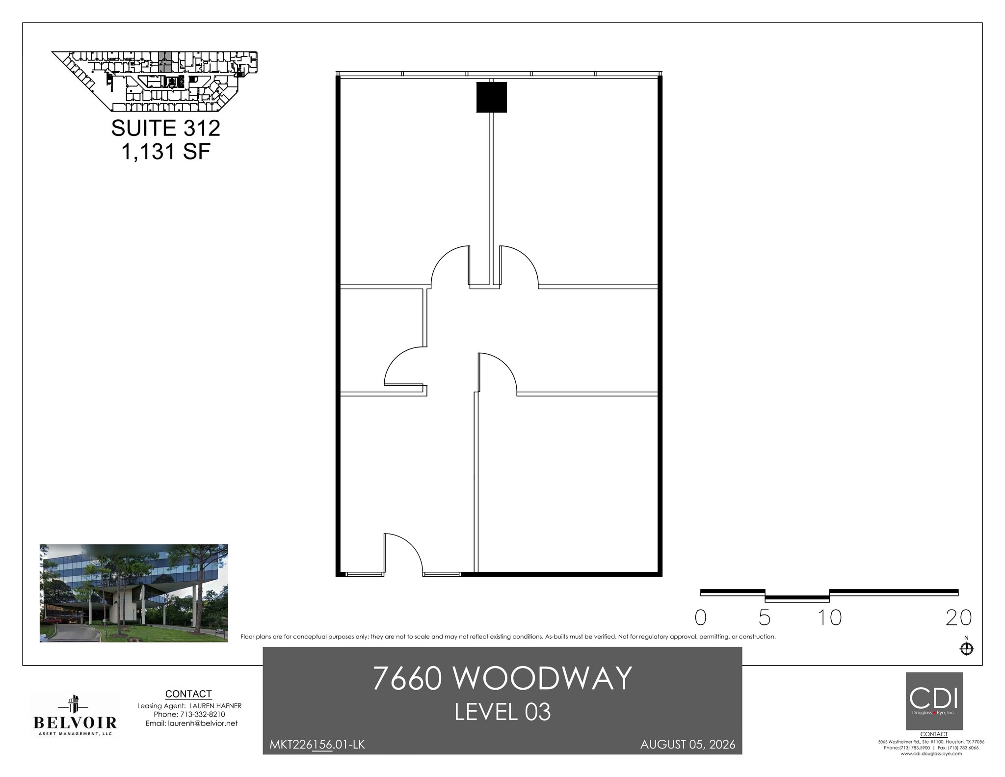 Private Office Space, Houston, TX à louer Plan de site– Image 1 sur 1