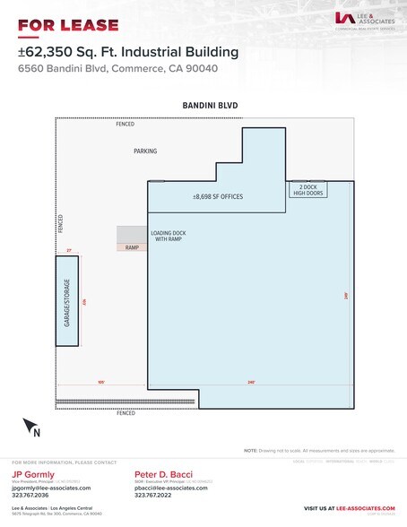 6560 Bandini Blvd, Commerce, CA à louer - Plan de site – Image 2 sur 3