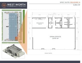 3601 Alemeda St, Fort Worth, TX à louer Plan de site– Image 1 sur 2