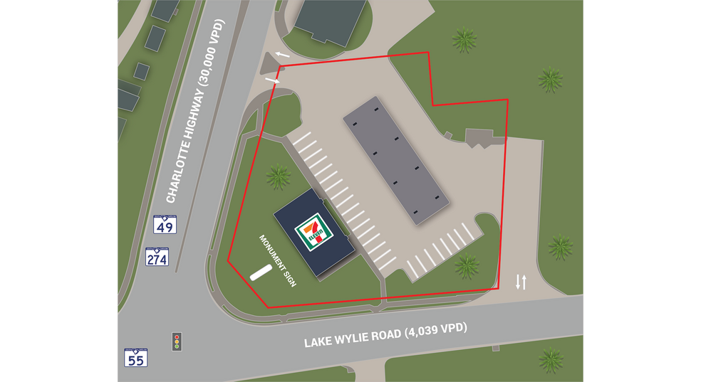 5990 Charlotte Hwy, Clover, SC à vendre - Photo de l’immeuble – Image 2 sur 5