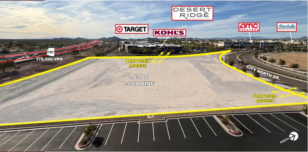 NWQ 56th St & Loop 101, Phoenix, AZ à vendre - Photo principale – Image 1 sur 2