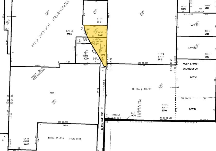 17410 133rd Ave, Woodinville, WA à louer - Plan cadastral – Image 3 sur 7
