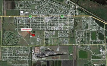 519 Commerce Ct, Clewiston, FL - Vue aérienne vue de carte