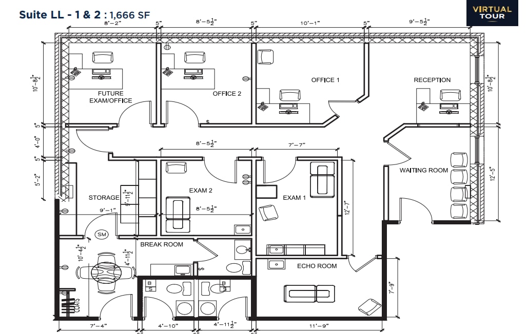 285 Middle Country Rd, Smithtown, NY à louer Plan d’étage– Image 1 sur 1