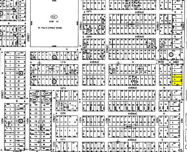 1600 Dr Martin Luther King Jr St N, Saint Petersburg, FL à vendre - Plan cadastral – Image 2 sur 5