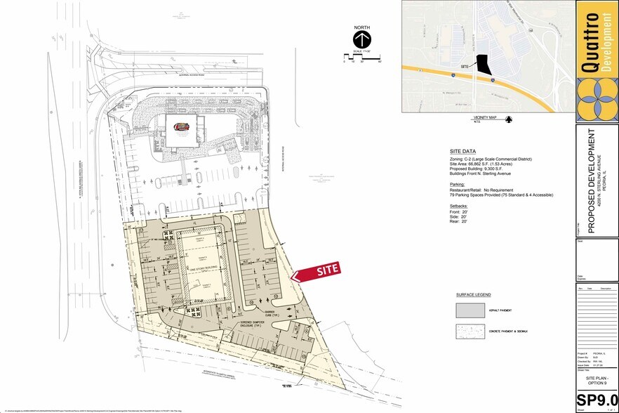 4150 N Sterling Ave, Peoria, IL à vendre - Plan de site – Image 2 sur 2
