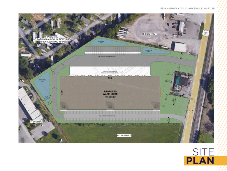 5919 Highway 31, Clarksville, IN à louer - Plan de site – Image 2 sur 2