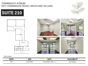 2277 Townsgate Rd, Westlake Village, CA à louer Plan d’étage– Image 1 sur 7