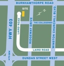 3755 Laird Rd, Mississauga, ON - VUE AÉRIENNE  vue de carte