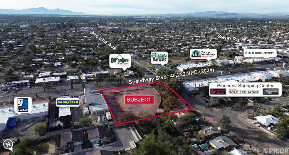 4915 E Speedway Blvd, Tucson, AZ à louer - Photo de l’immeuble – Image 2 sur 4