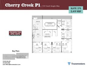 3131 S vaughn Way, Aurora, CO à louer Plan d’étage– Image 1 sur 2