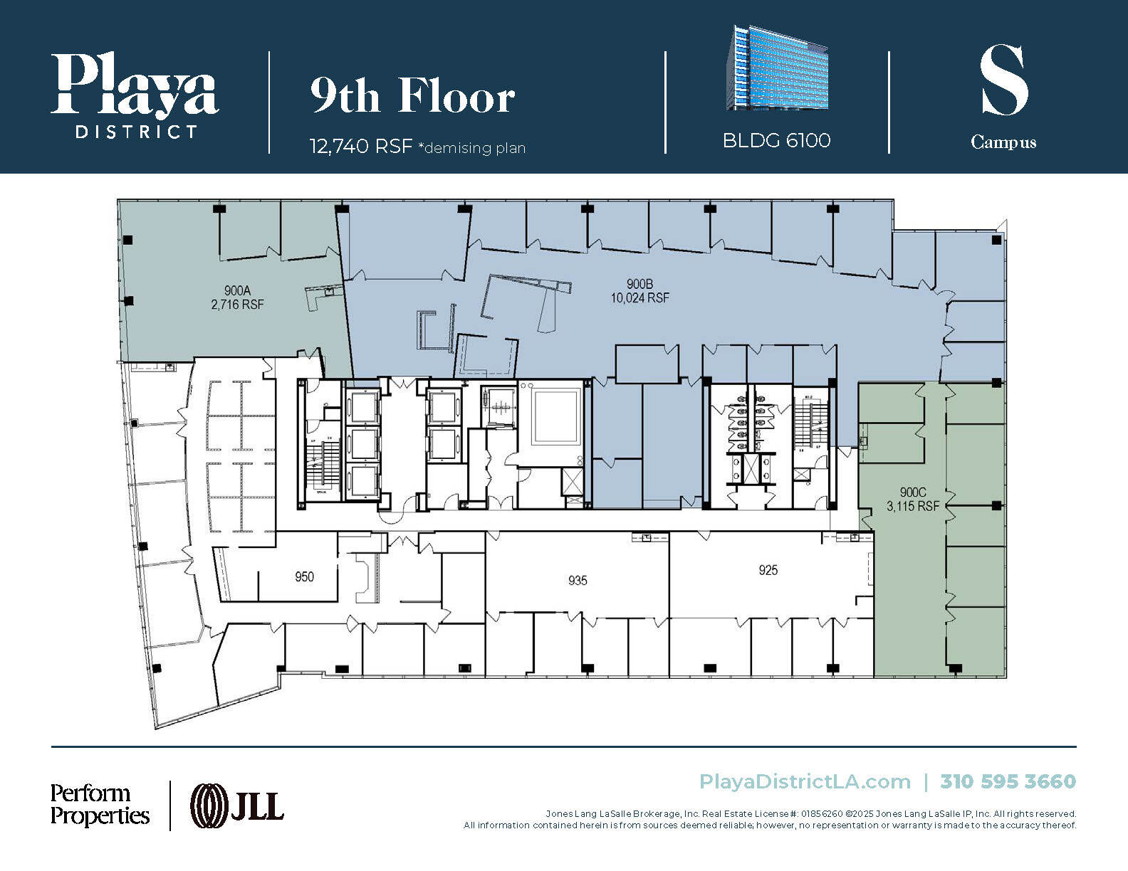 6100 Center Dr, Los Angeles, CA à louer Plan d’étage– Image 1 sur 1
