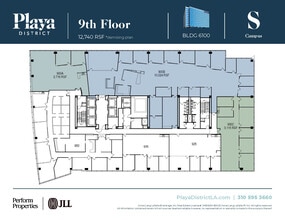 6100 Center Dr, Los Angeles, CA à louer Plan d’étage– Image 1 sur 1