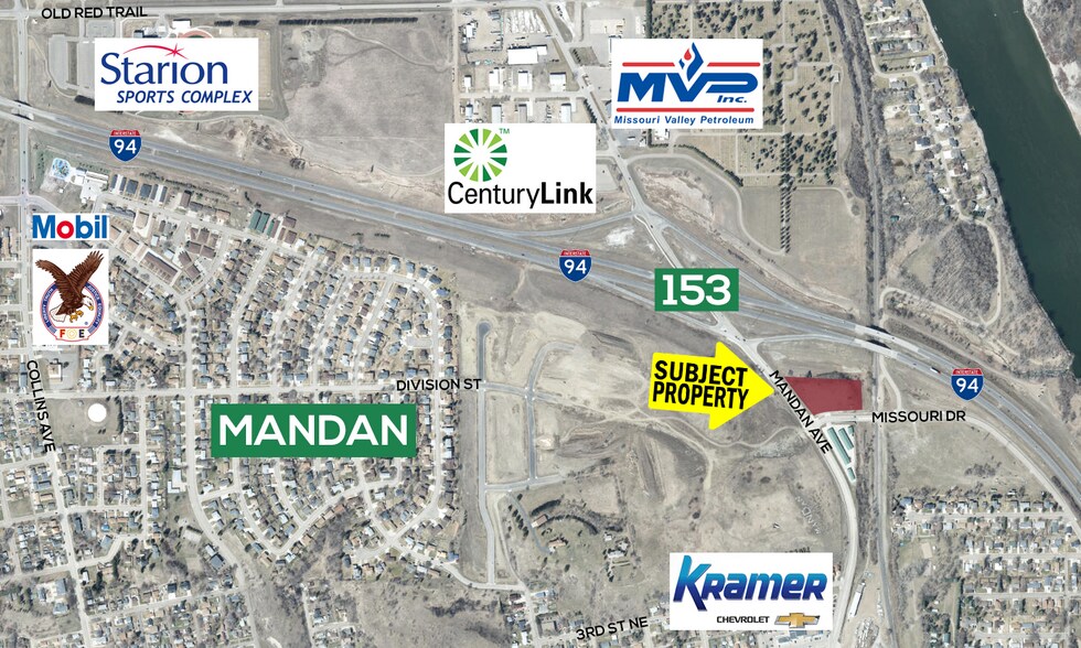 902 NE Missouri Dr, Mandan, ND à vendre - Plan cadastral – Image 2 sur 2