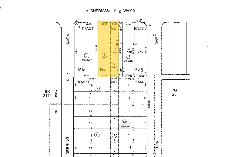 21314-21316 Sherman Way, Canoga Park, CA à louer - Plan cadastral – Image 2 sur 21
